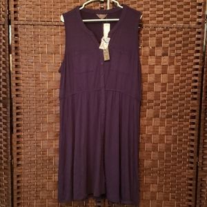 NWT Mix by 41Hawthorn Navy Dress Sz 1X